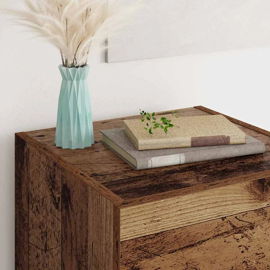 Buffet Bois Ancien 34,5 x 34 x 90 cm Bois d'ingénierie - 4