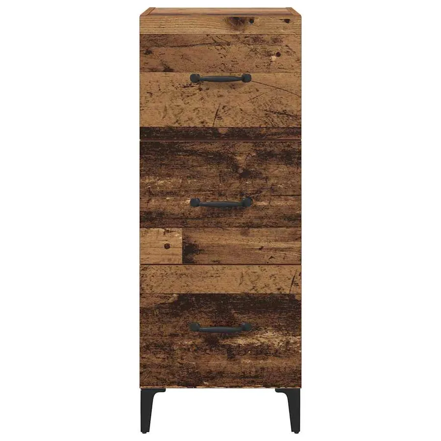 Buffet Bois Ancien 34,5 x 34 x 90 cm Bois d'ingénierie - 6