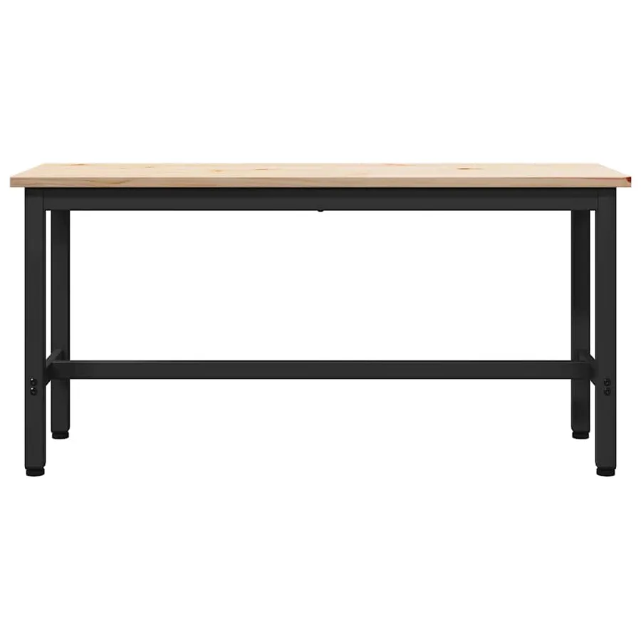 Banc de salle à manger Naturel 100 x 32,5 x 49 cm - 4