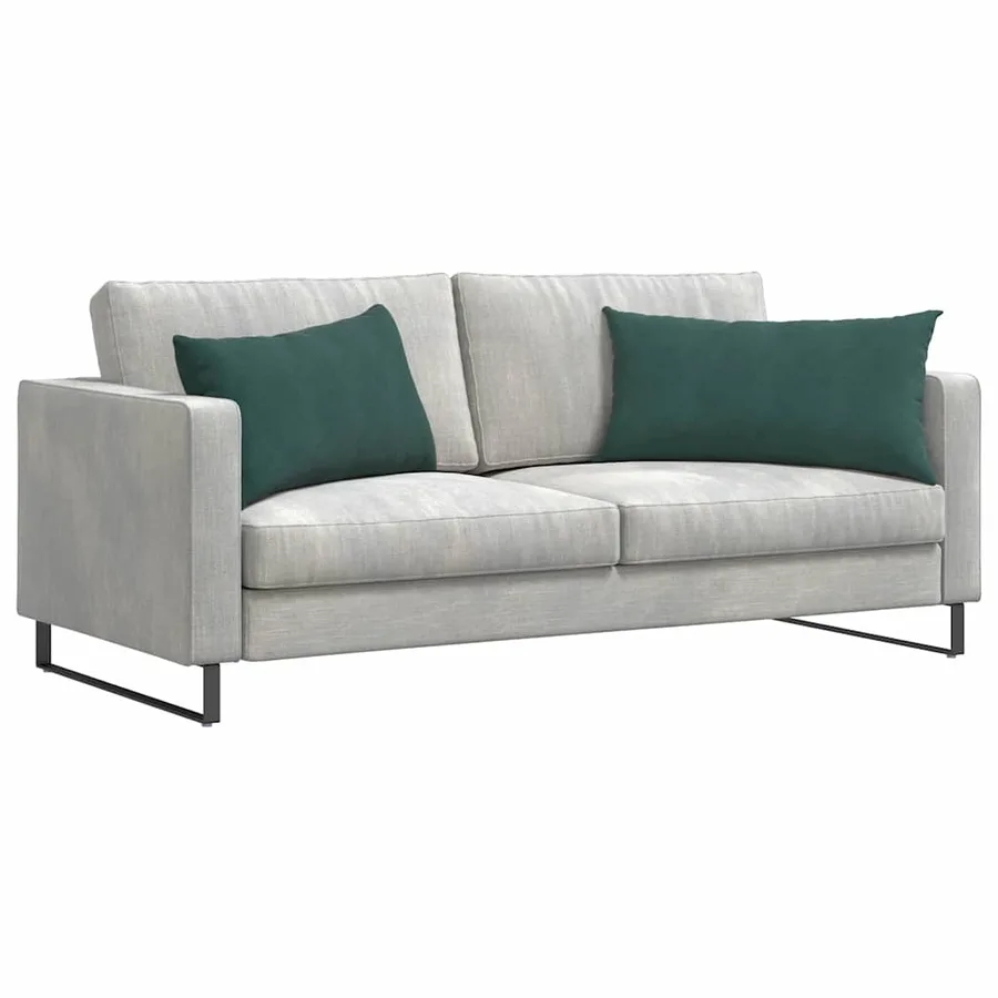 Coussins de canapé 2 pcs Vert foncé 80 x 40 cm - 3