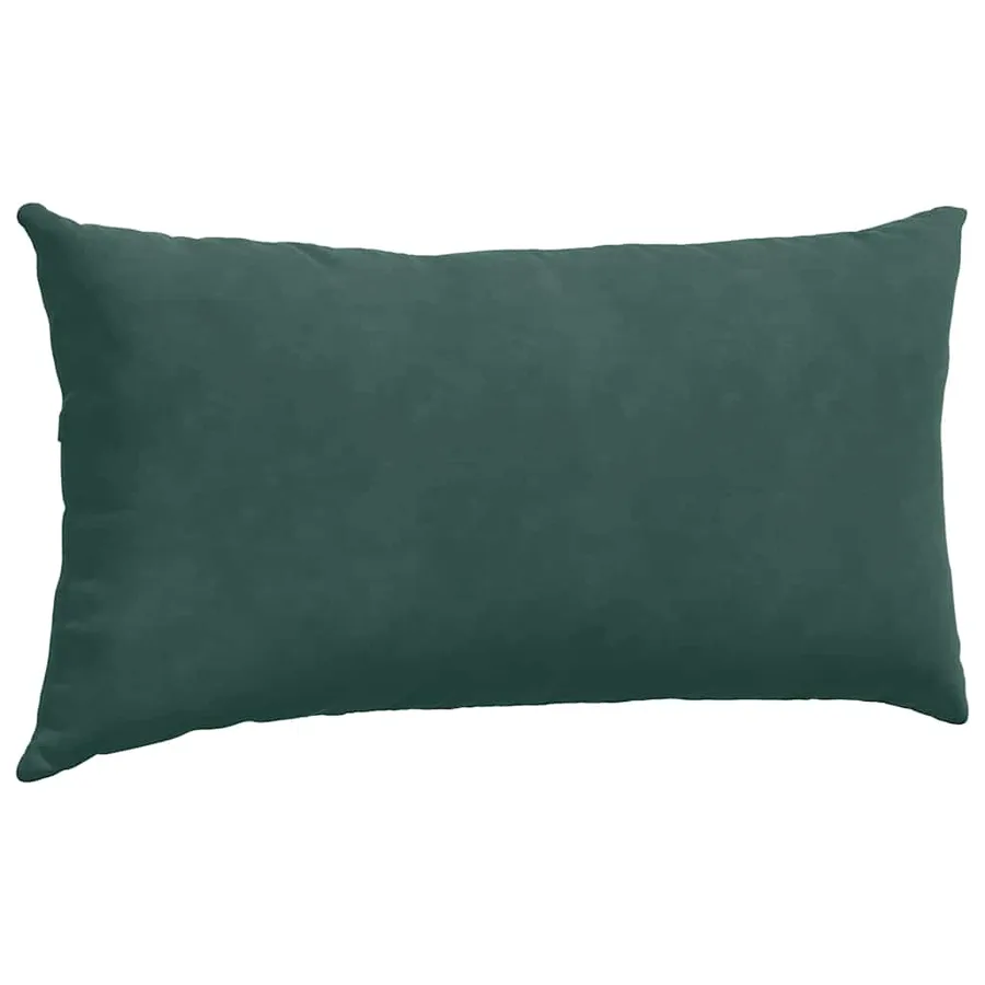 Coussins de canapé 2 pcs Vert foncé 80 x 40 cm - 5