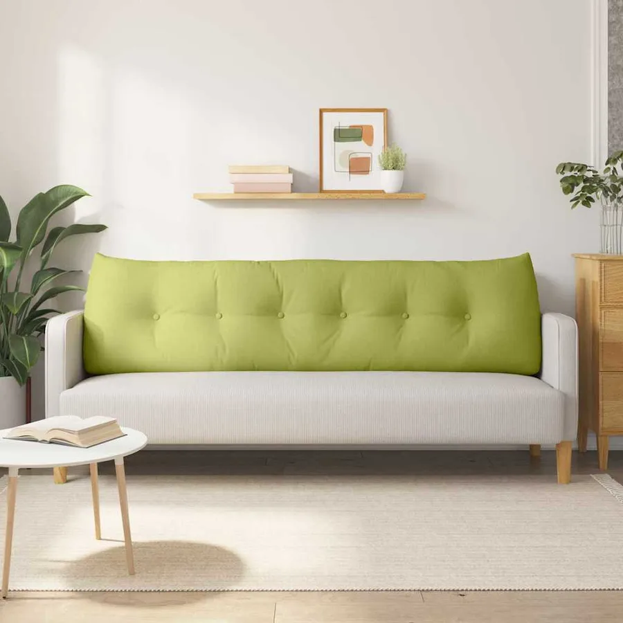 Coussin de Dos Vert clair 180 x 24 x 50 cm tissu - 4
