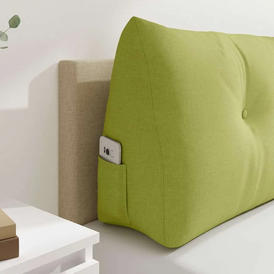 Coussin de Dos Vert clair 180 x 24 x 50 cm tissu - 5