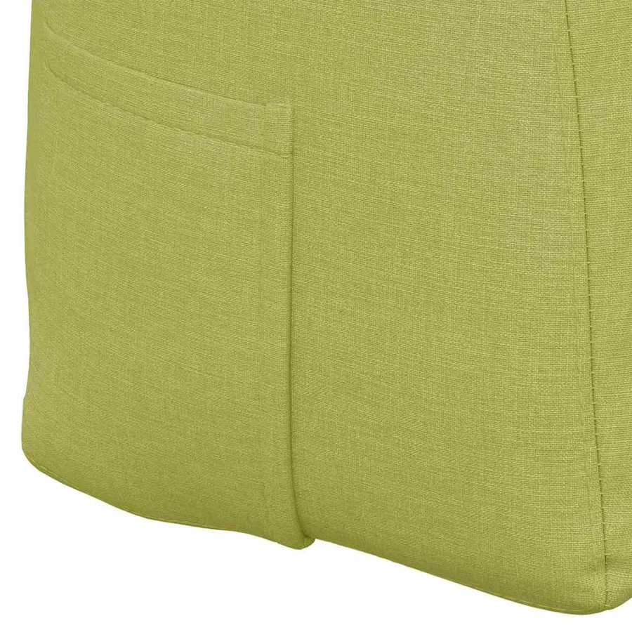Coussin de Dos Vert clair 180 x 24 x 50 cm tissu - 9