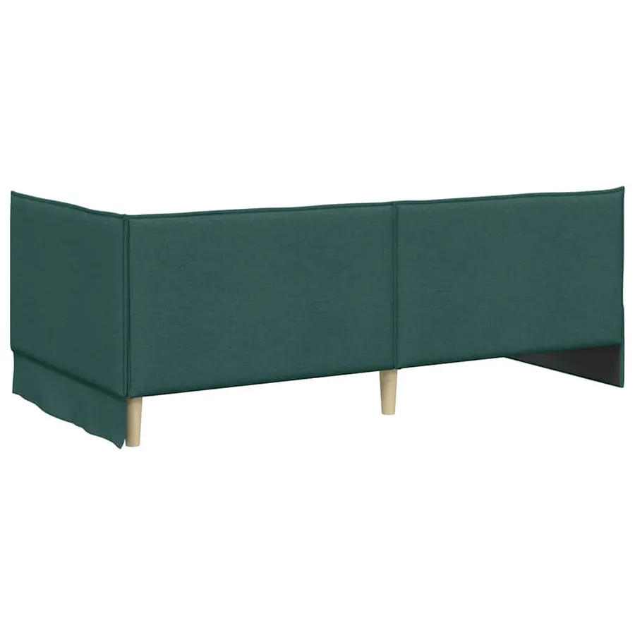 Cadre de lit d'angle avec matelas 2 pcs Vert Velours - 9