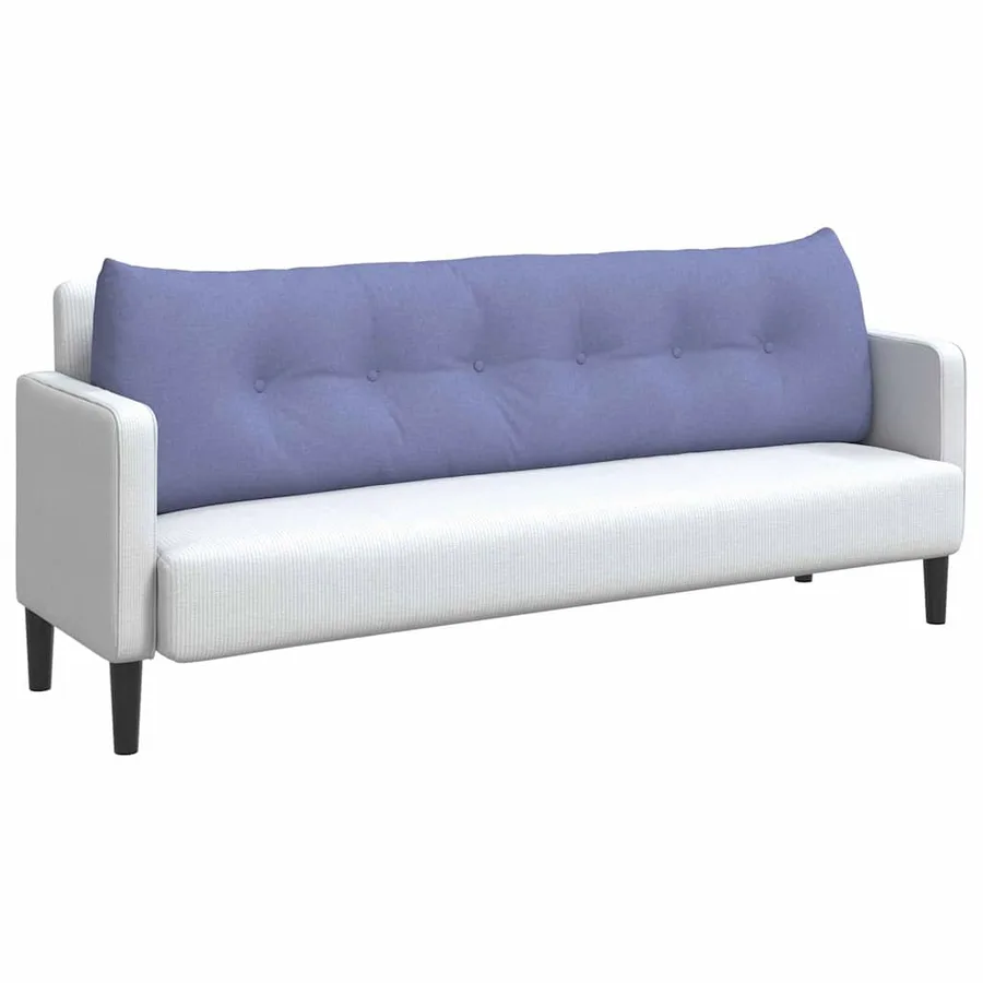 Coussin de Dos Bleu denim 180 x 24 x 50 cm tissu - 3