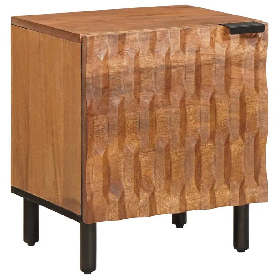 Cabinet de chevet 2 pcs Marron 40 x 33 x 46 cm - 2