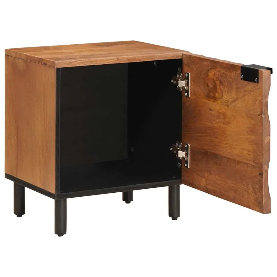 Cabinet de chevet 2 pcs Marron 40 x 33 x 46 cm - 3