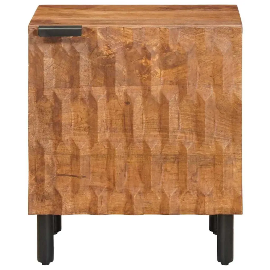Cabinet de chevet 2 pcs Marron 40 x 33 x 46 cm - 4