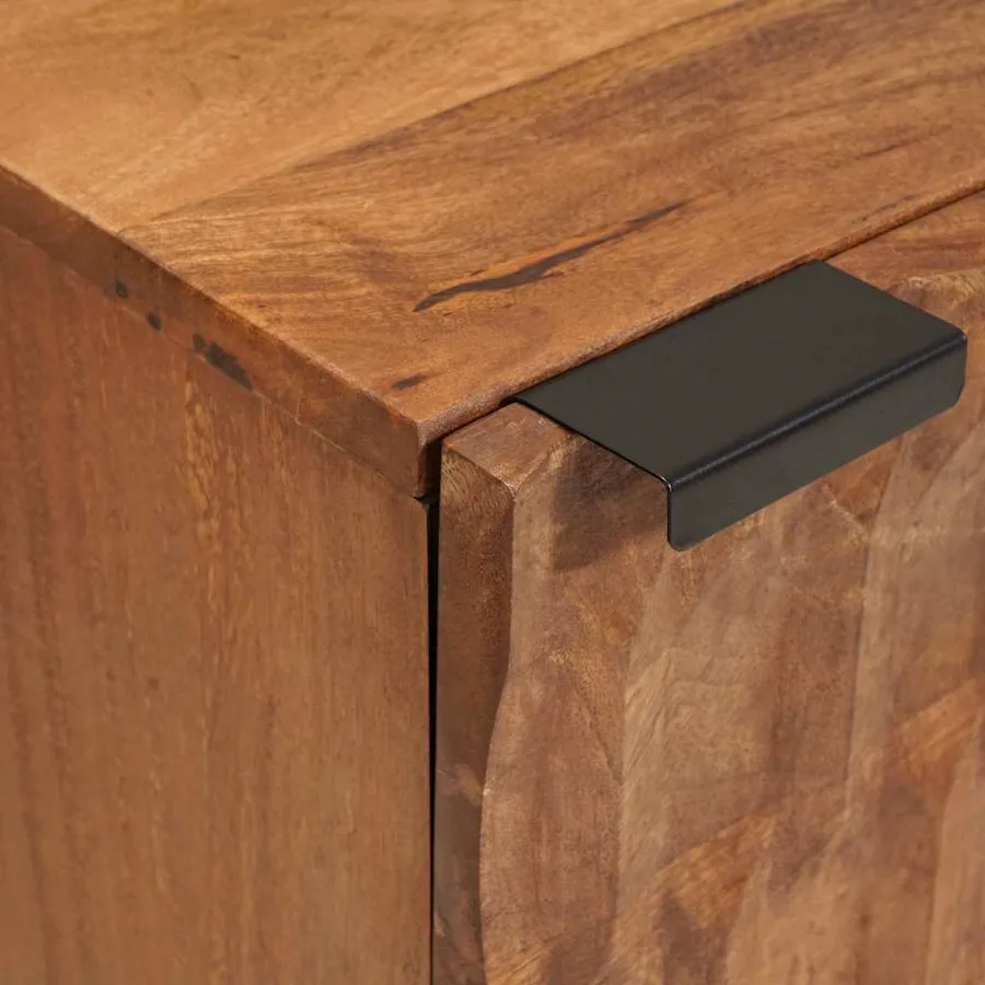 Cabinet de chevet 2 pcs Marron 40 x 33 x 46 cm - 7