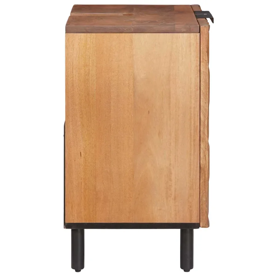 Meuble sous Lavabo de Salle de Bain Marron 62 x 33 x 58 cm - 4