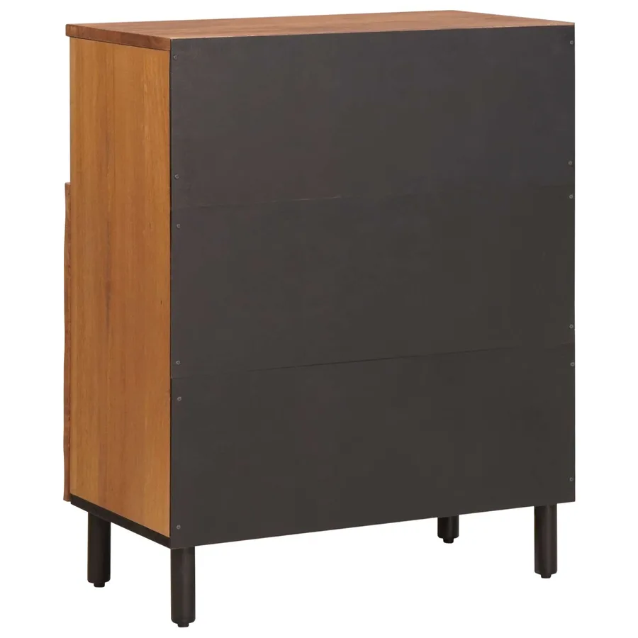 Buffet avec stockage Finition Acacia Brun 60 x 33 x 75 cm - 5