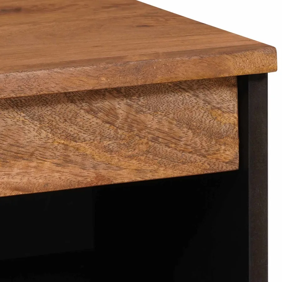 Buffet avec stockage Finition Acacia Brun 60 x 33 x 75 cm - 6