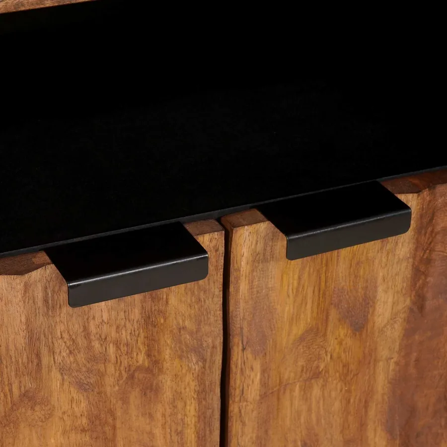 Buffet avec stockage Finition Acacia Brun 60 x 33 x 75 cm - 7