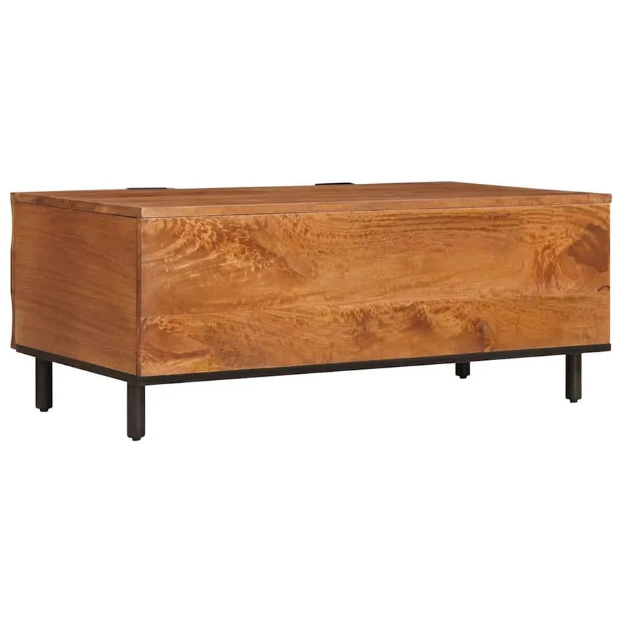 Table basse Marron 100 x 54 x 40 cm Bois de mangue massif - 5