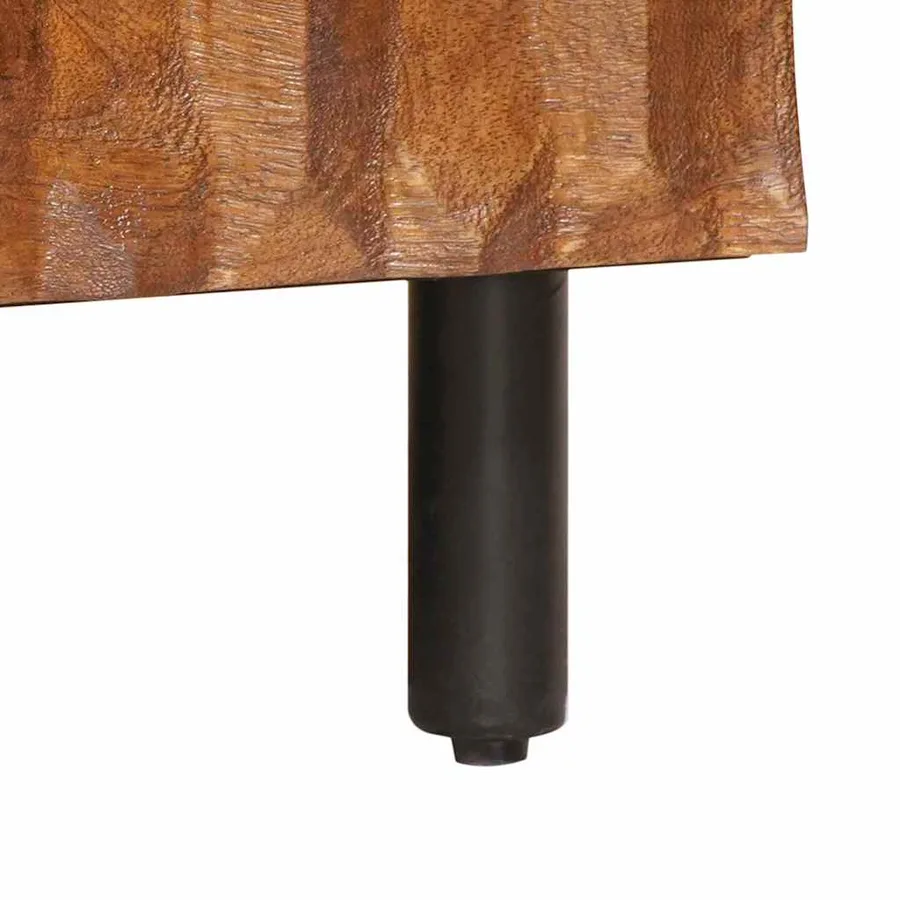 Table basse Marron 100 x 54 x 40 cm Bois de mangue massif - 8