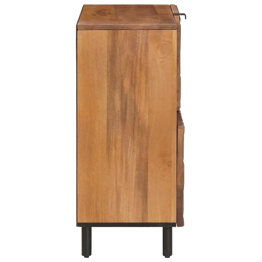 Buffet avec stockage Finition Acacia Brun 80 x 33 x 75 cm - 4
