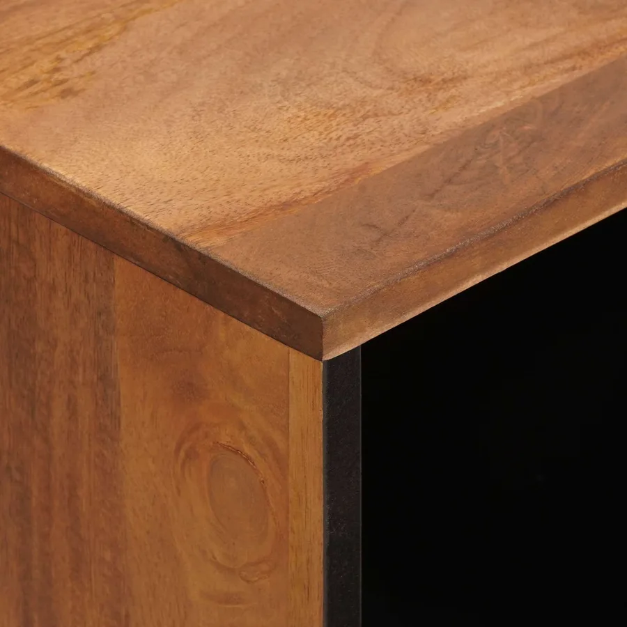 Buffet avec stockage Finition Acacia Brun 80 x 33 x 75 cm - 6