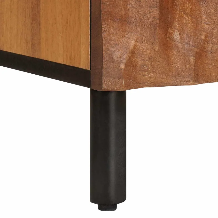 Buffet avec stockage Finition Acacia Brun 80 x 33 x 75 cm - 8