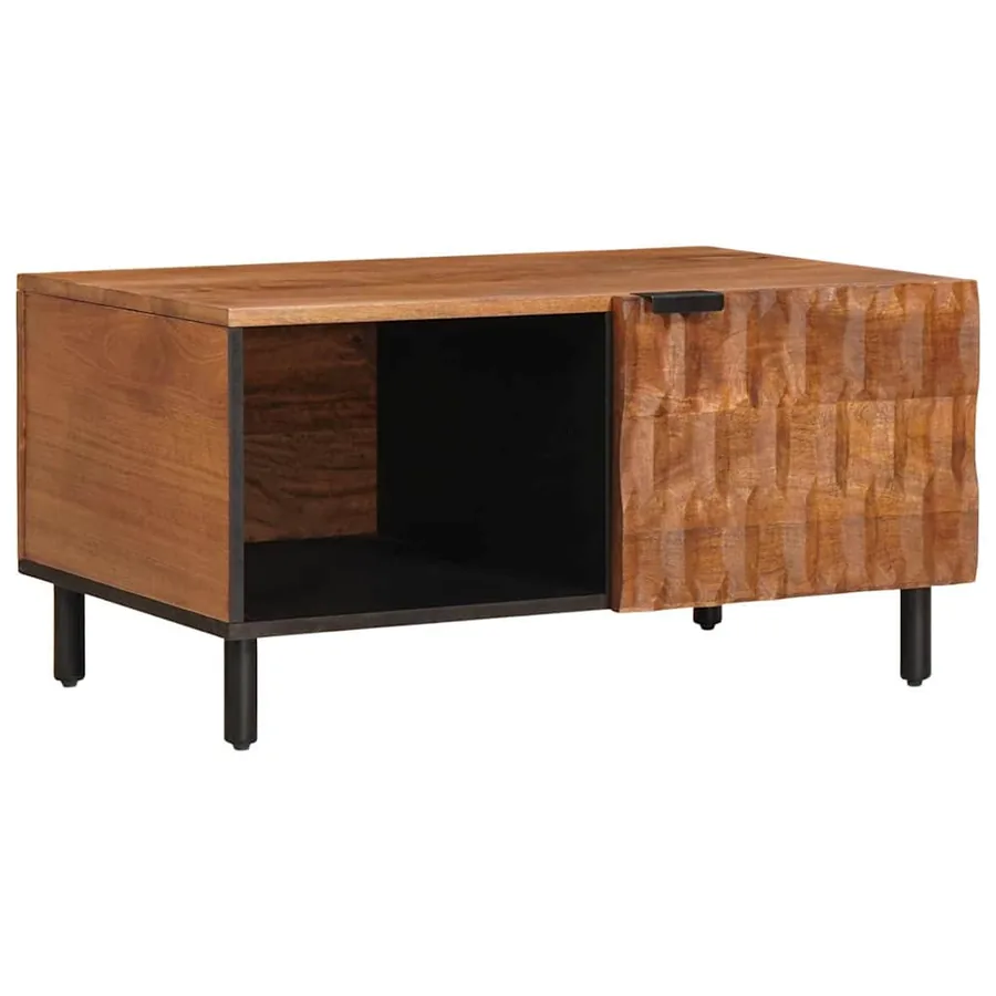 Table basse Marron 80 x 50 x 40 cm Bois de mangue massif