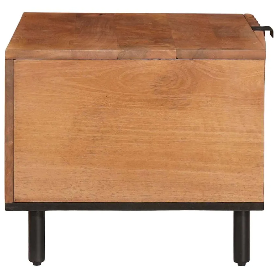 Table basse Marron 80 x 50 x 40 cm Bois de mangue massif - 4