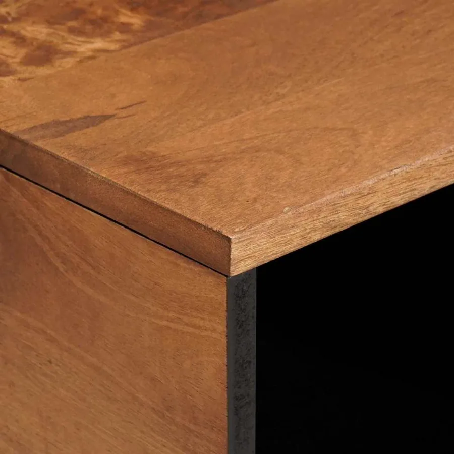Table basse Marron 80 x 50 x 40 cm Bois de mangue massif - 6