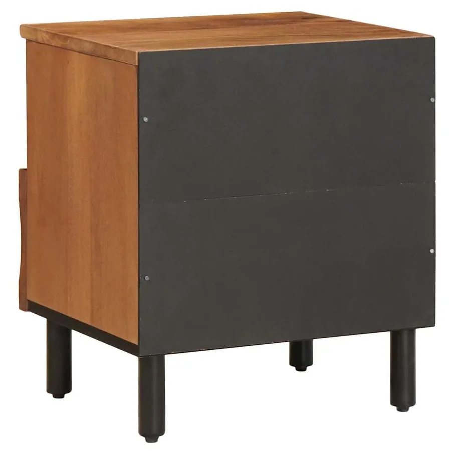 Cabinet de chevet Marron 40 x 33 x 46 cm Bois de mangue massif - 5