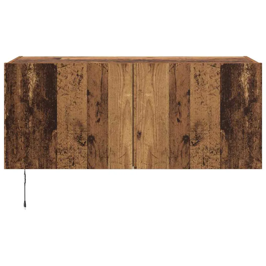 Meuble TV mural Bois Ancien 100 x 35 x 41 cm Bois d'ingénierie - 9