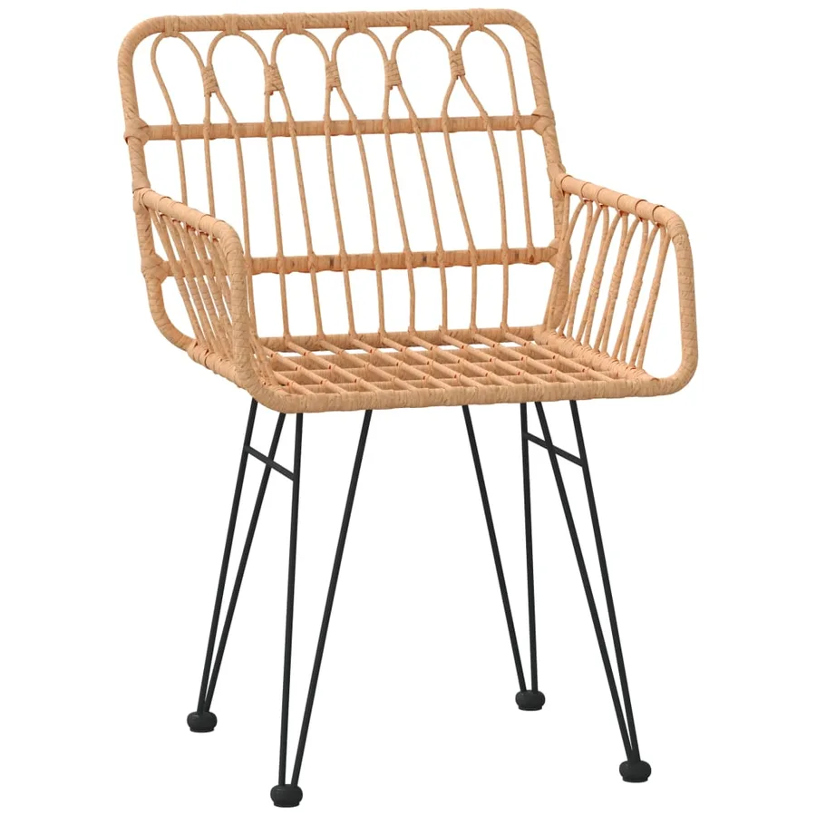 Ensemble à manger de jardin 3 pcs Résine tressée - 5