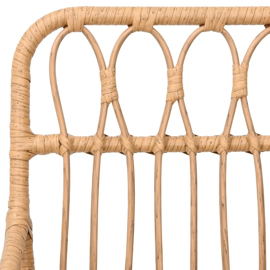 Ensemble à manger de jardin 3 pcs Résine tressée - 6