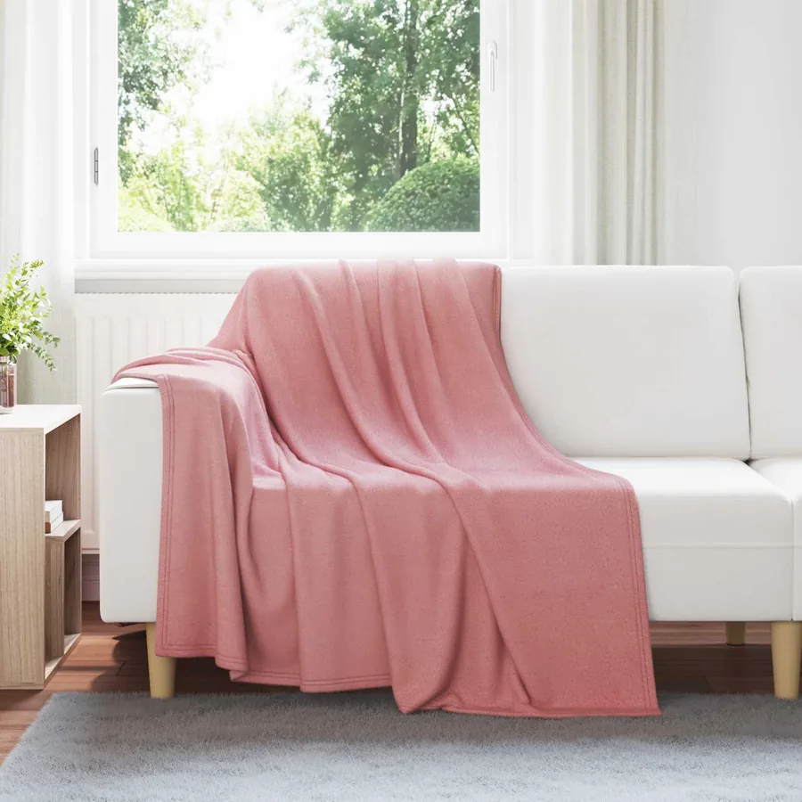 Couvertures à jeter 6 pcs Rose 200 x 150 cm Toison