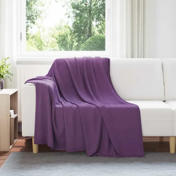 Couvertures à jeter 24 pcs Violet 200 x 150 cm Toison