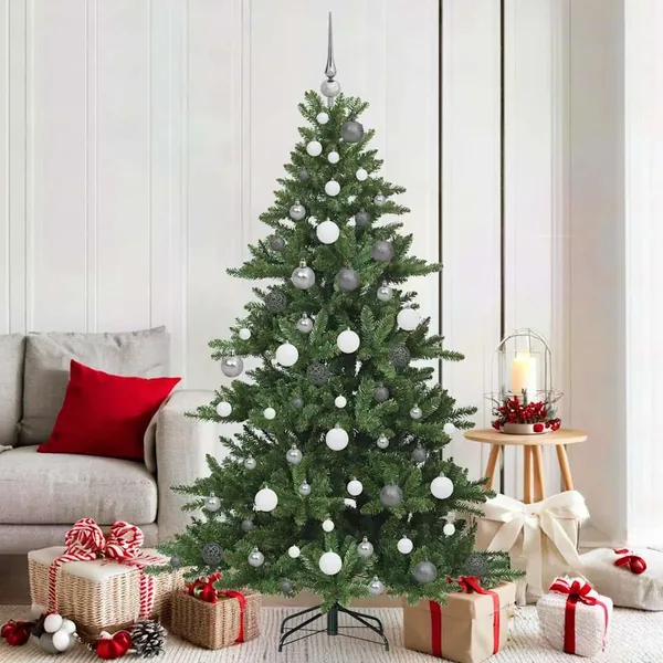 Sapin de Noël Artificiel à Branches Articulées Vert 180 cm