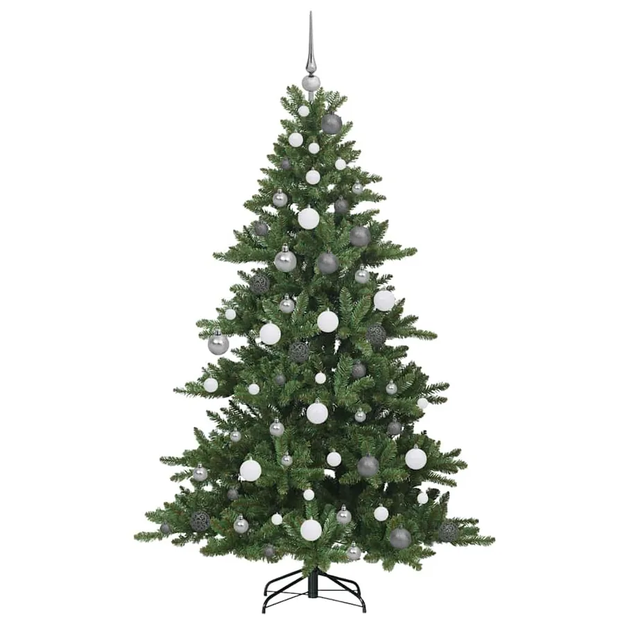 Sapin de Noël Artificiel à Branches Articulées Vert 180 cm - 4