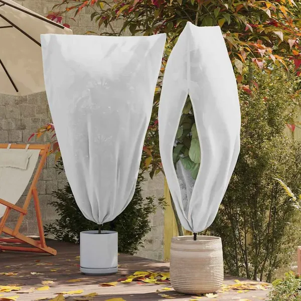 Couvercles de Fleece de Protection Anti-Gel pour Plantes 5 pcs