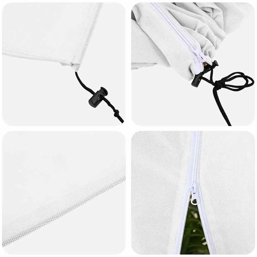 Couvercles de Fleece de Protection Anti-Gel pour Plantes 5 pcs - 9