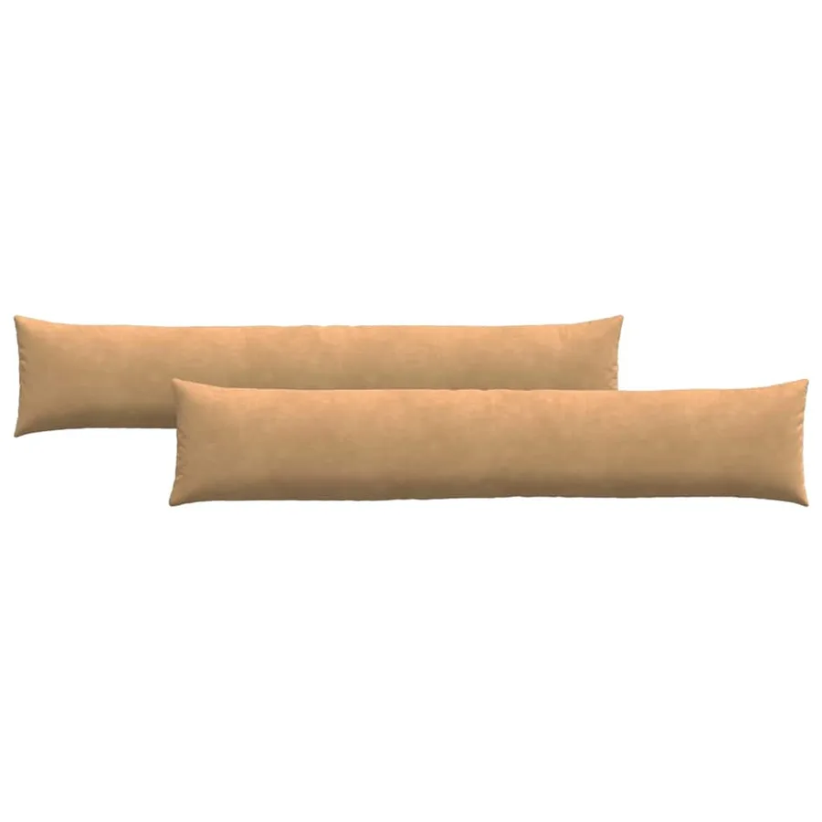 Coussins de canapé 2 pcs Marron 200 x 40 cm - 2