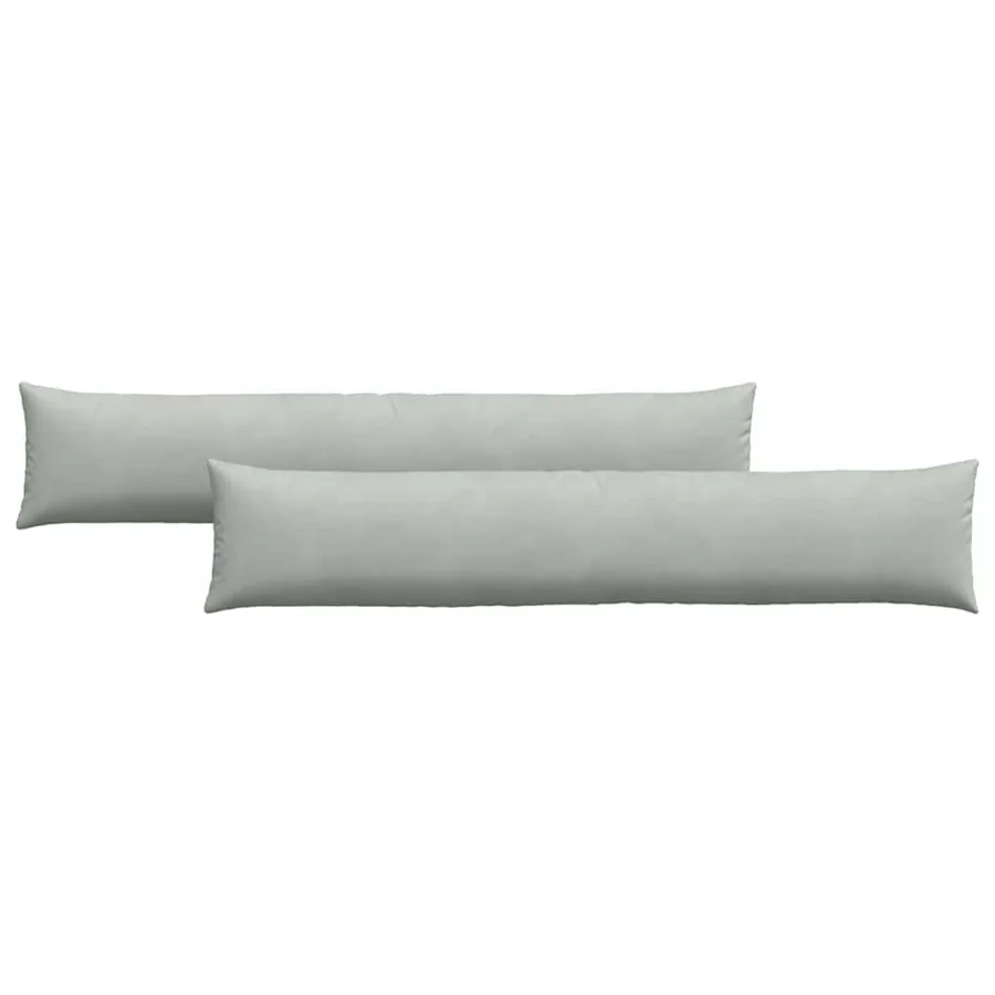 Coussins de canapé 2 pcs Gris clair 200 x 40 cm - 2