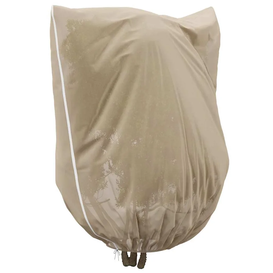 Couvercles de Fleece de Protection Anti-Gel pour Plantes Beige - 3