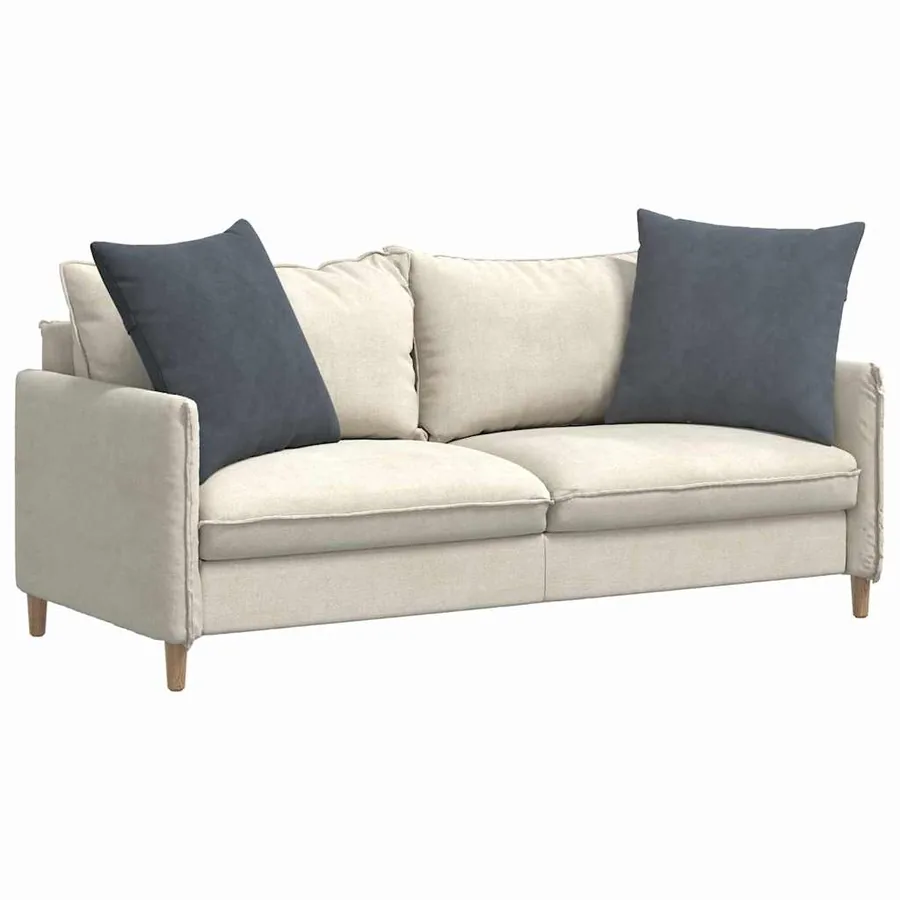 Coussins de canapé 2 pcs Gris foncé 60 x 60 cm - 3