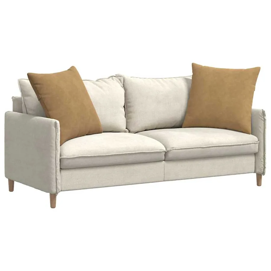 Coussins de canapé 2 pcs Marron 60 x 60 cm - 3