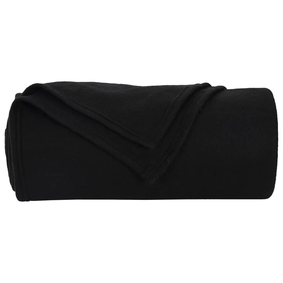 Couvertures à jeter 24 pcs Noir 170 x 130 cm Toison - 4