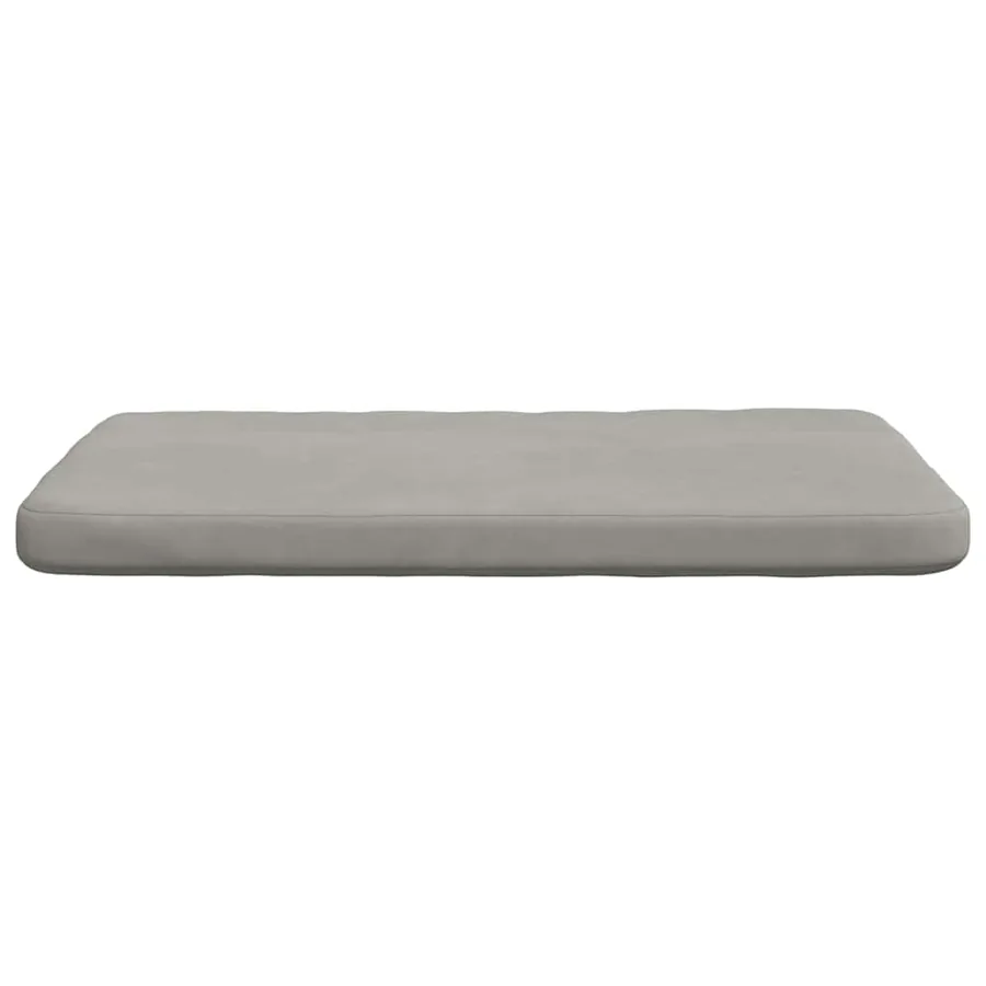Coussins de siège 4 pcs Gris clair 40 x 40 x 3 cm - 6