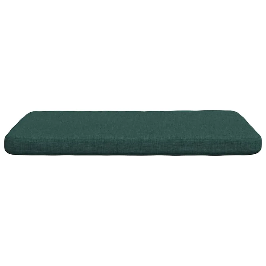 Coussins de siège 4 pcs Vert foncé 40 x 40 x 3 cm tissu - 6