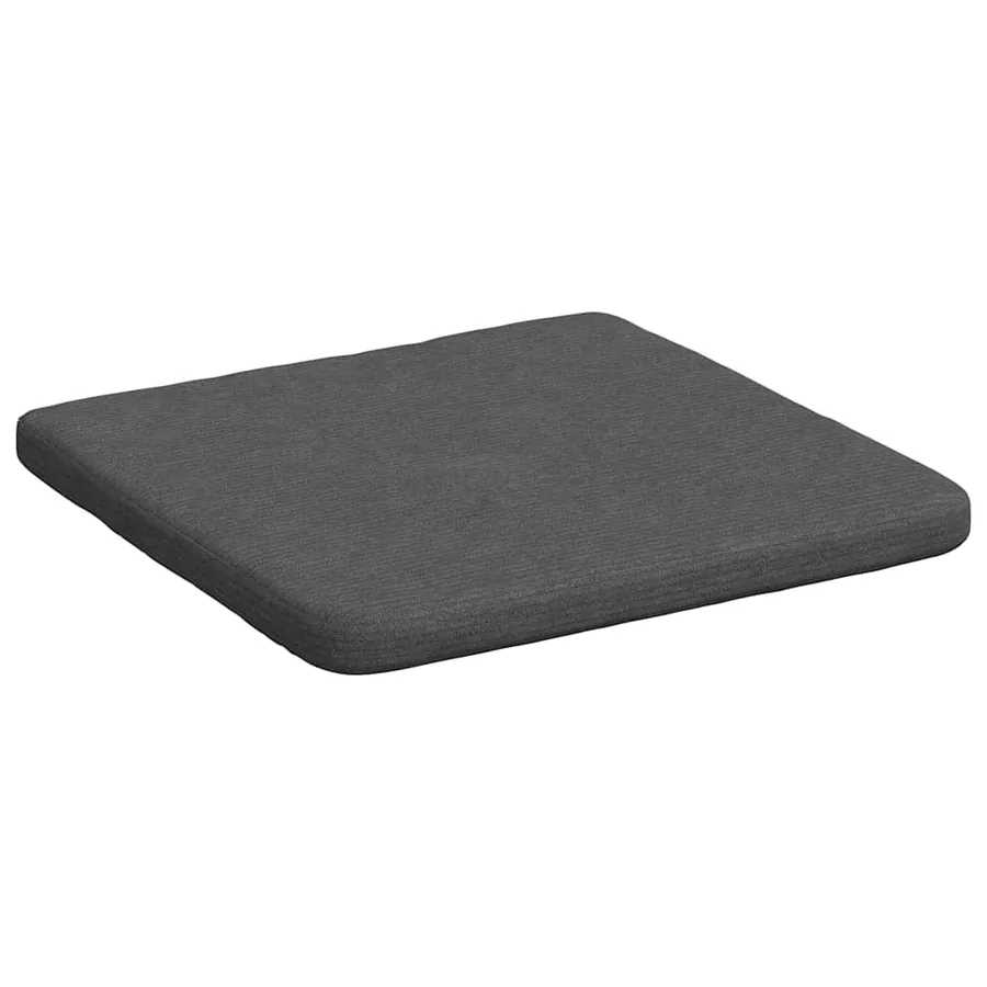 Coussins de siège 4 pcs Gris foncé 40 x 40 x 3 cm - 5