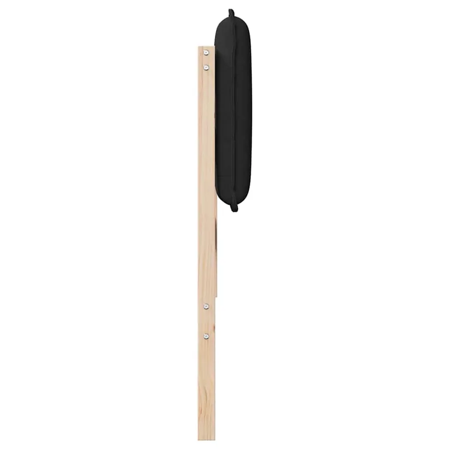 Tête de lit capitonnée Naturel et Noir 75 cm Pin massif - 5