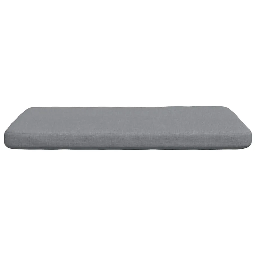 Coussins de siège 4 pcs Gris clair 40 x 40 x 3 cm tissu - 6