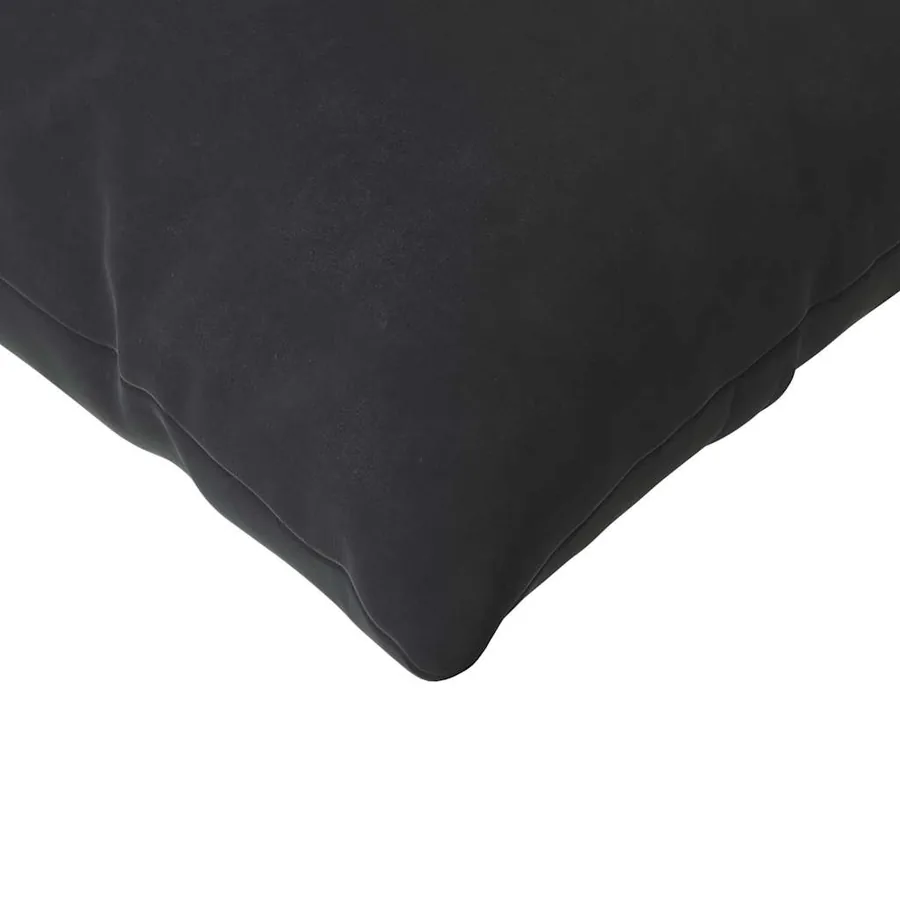 Coussins de canapé 2 pcs Noir 200 x 40 cm - 7