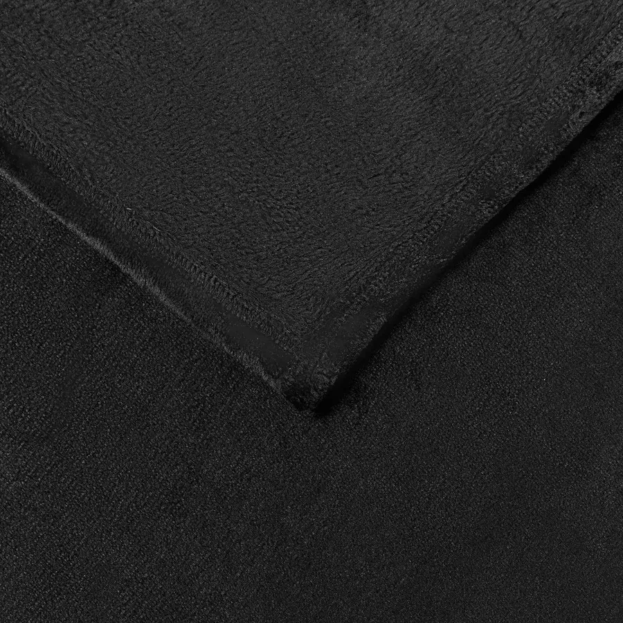 Jeté Noir 130 x 150 cm Toison - 5