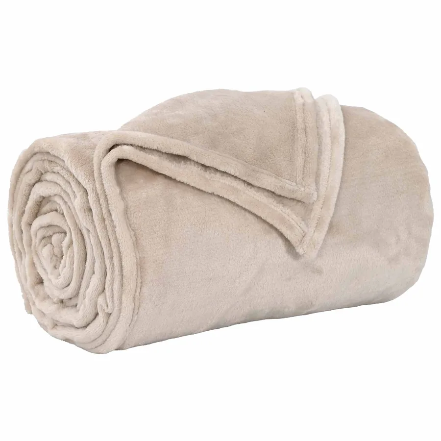 Couvertures à jeter 6 pcs Beige 130 x 150 cm Toison - 4